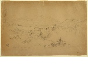 1857年6月26日、エクアドルのチロからピチンチャ山を描いた図